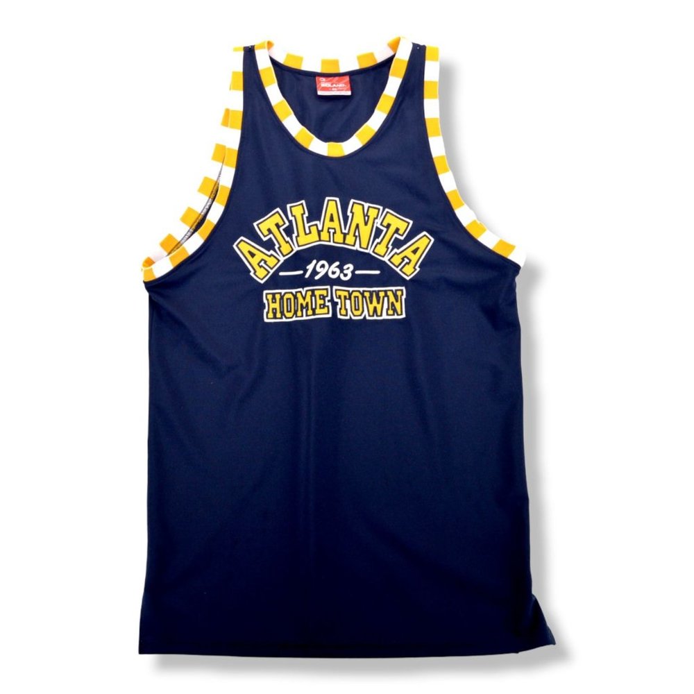 Big Land Authentic Apparel Atlanta Hometown‎ 1963 Basketball Jersey Mens 4X